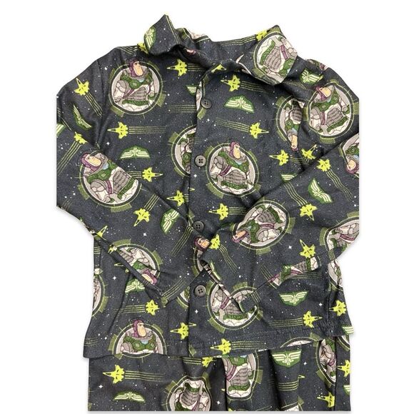 EUC Flannel Buzz Lightyear Pajama Set - Size 6- Disney / Pixar - Picture 2 of 6